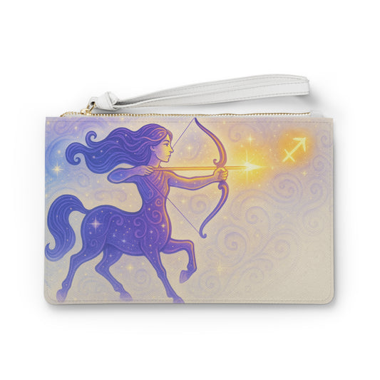 Sagittarius Zodiac Clutch Bag - Astrology Inspired Purse for Astrology Lovers