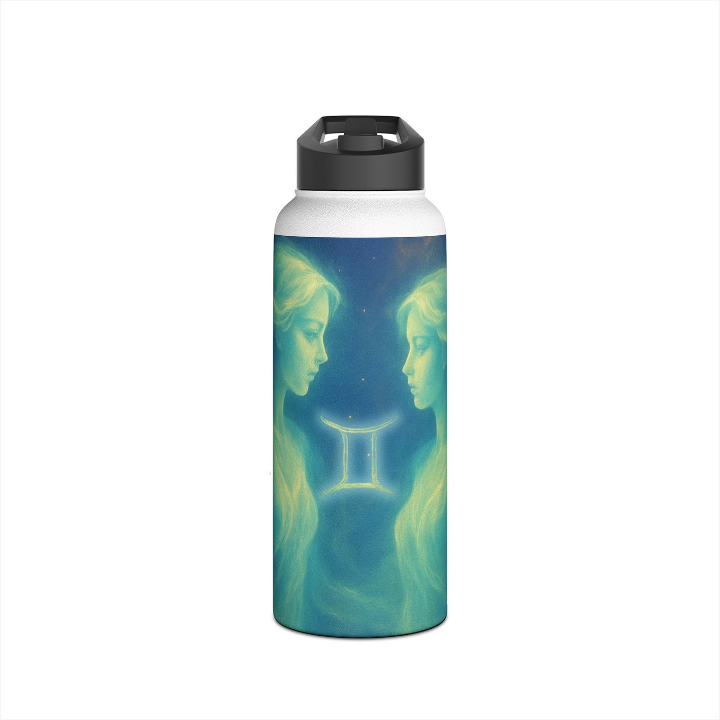 Mystical Gemini Stainless Steel Water Bottle: Astrology Gift, Eco-Friendly Drinkware, Zodiac Lover's Travel Flask, Celestial Hydration [...]