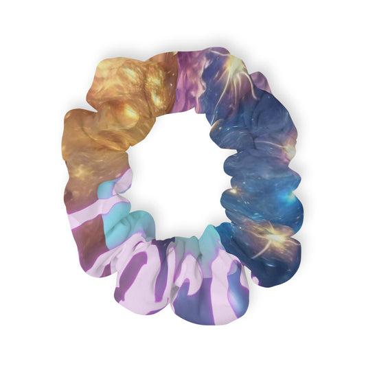 Libra Galaxy Scrunchie - Colorful Hair Accessory for Trendy Style
