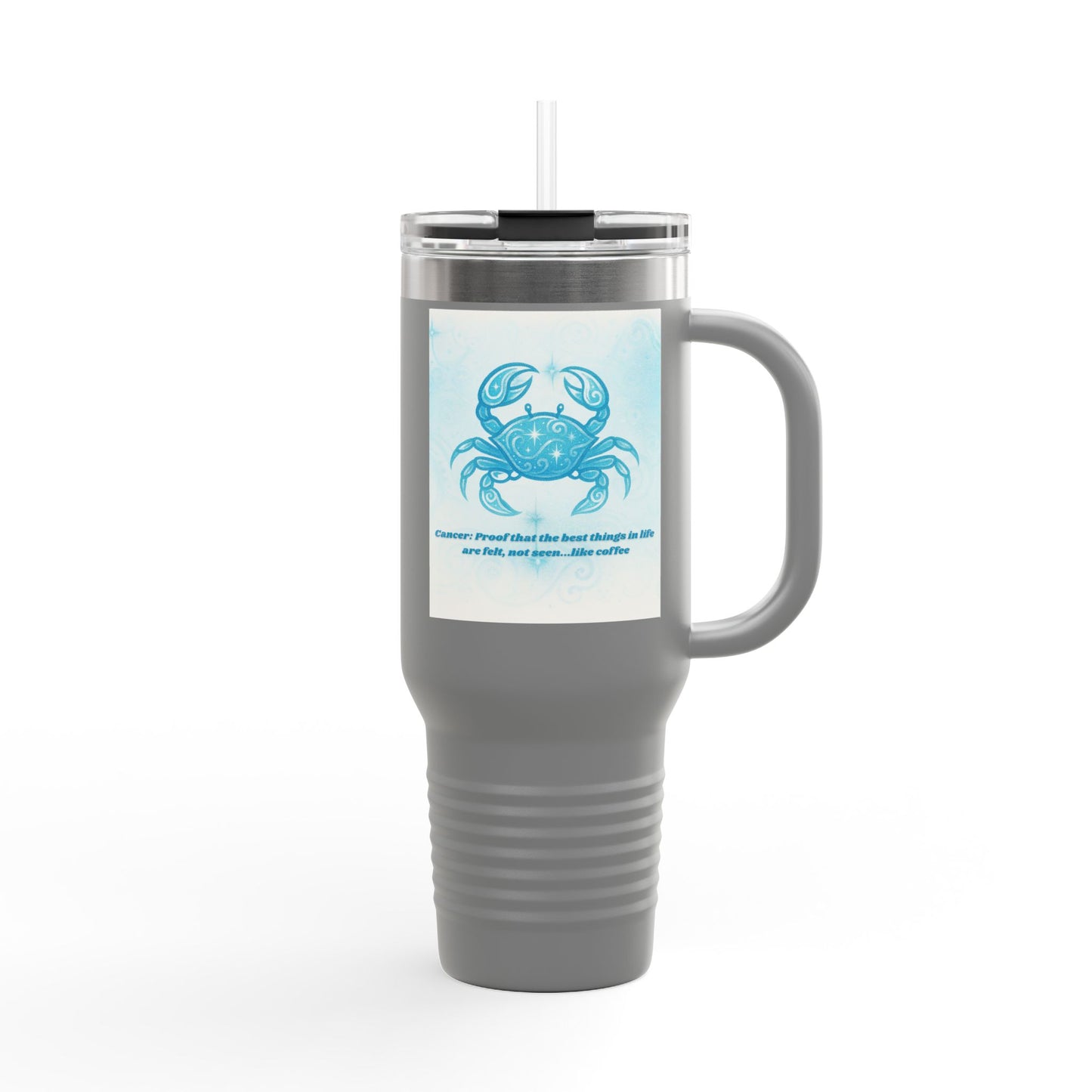 Cancer Insulated Travel Mug | 40oz | Fun Seaside Vibes | Beach Lover Gift | Summer Adventure Essential, Travel Mug, Reusable [...]