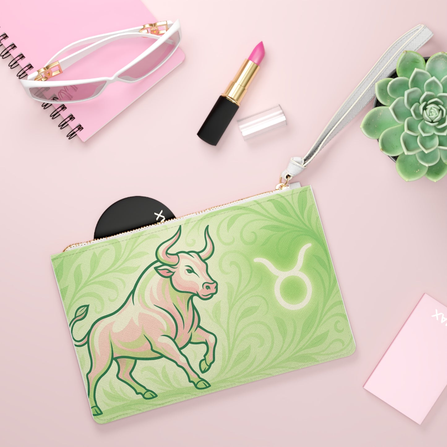 Taurus Astrology Clutch Bag - Zodiac Sign Accessory for Astrological Lovers
