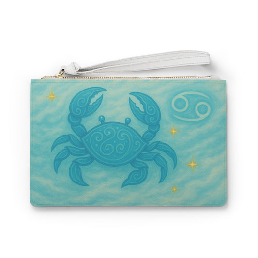 Cancer Zodiac Clutch Bag | Astrology Gift, Star Sign Purse, Horoscope Accessories, Zodiac Constellation Bag, Cancer Season Style
