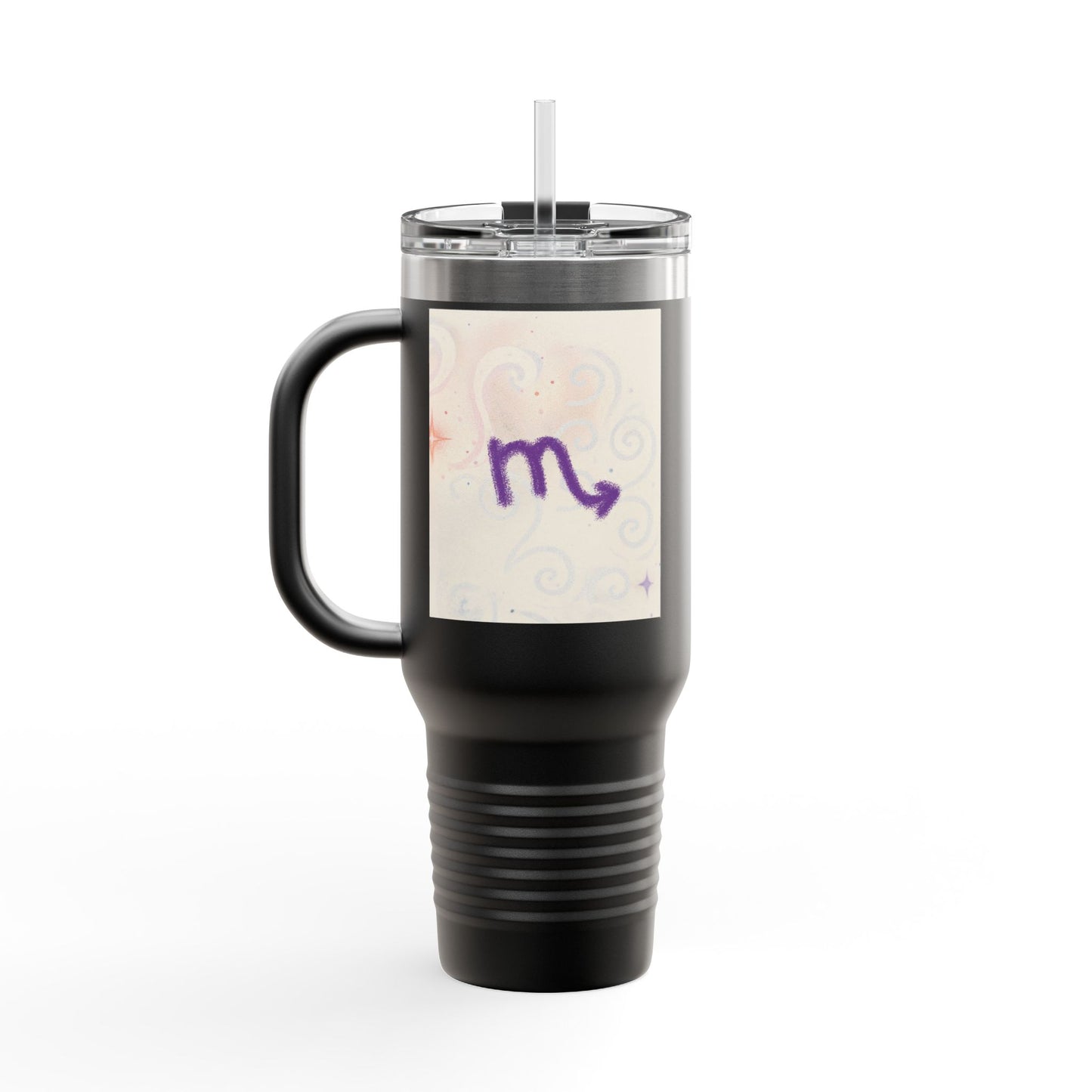 Scorpio Insulated Travel Mug - 40oz Coffee Tumbler with Motivational Quote