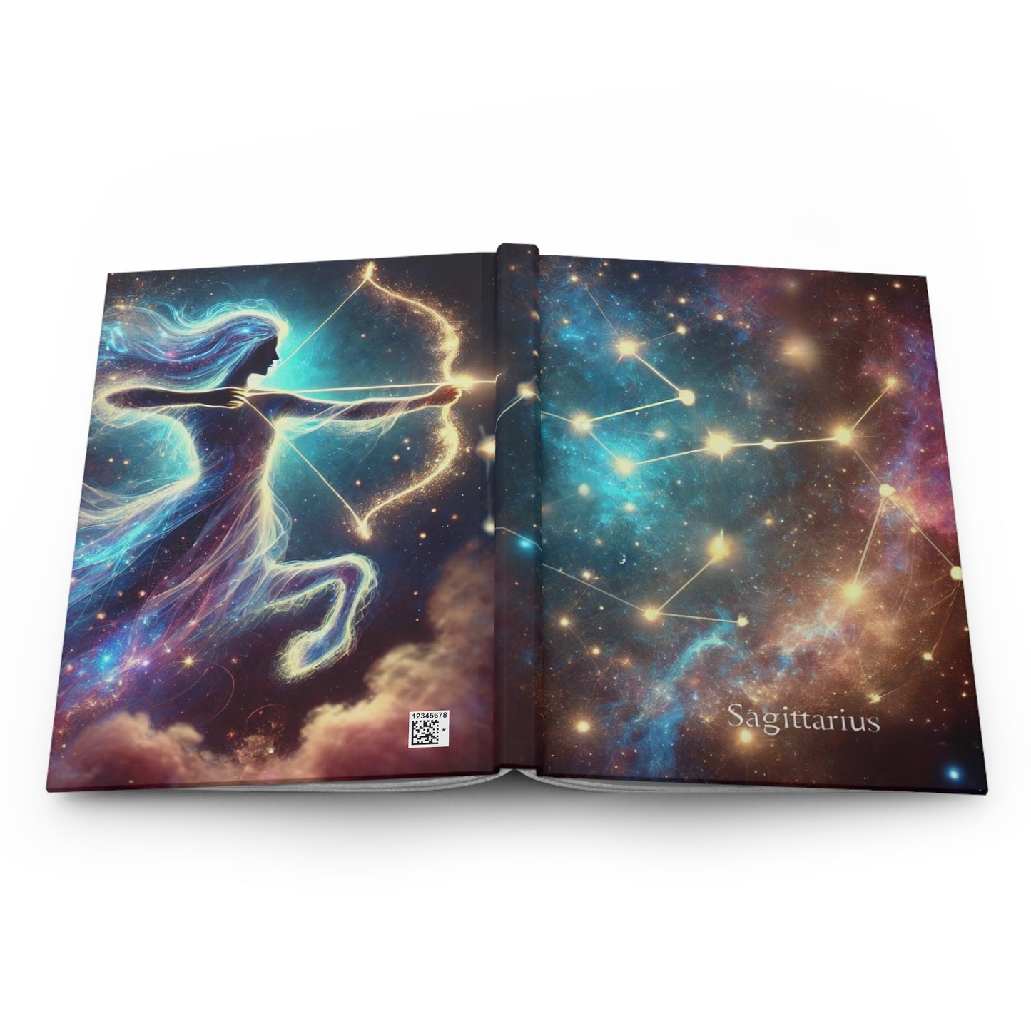 Sagittarius Hardcover Journal - Celestial Inspired Diary for Astrology Lovers