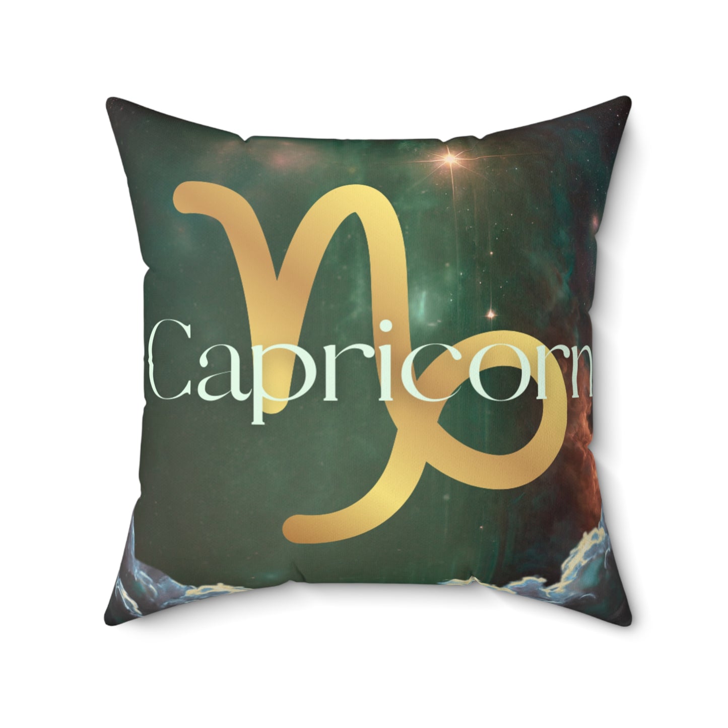 Celestial Capricorn Pillow - Cosmic Unicorn Design for Astrology Lovers