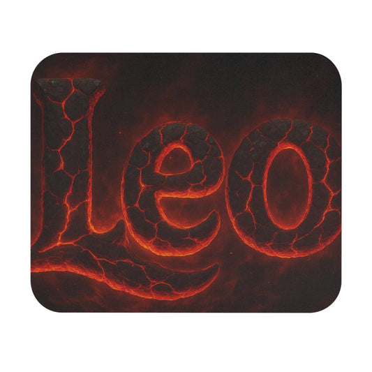 Fiery Leo Mouse Pad | Zodiac Desk Accessory, Astrology Gift, Gaming Mousepad, Office Decor, Birthday Present