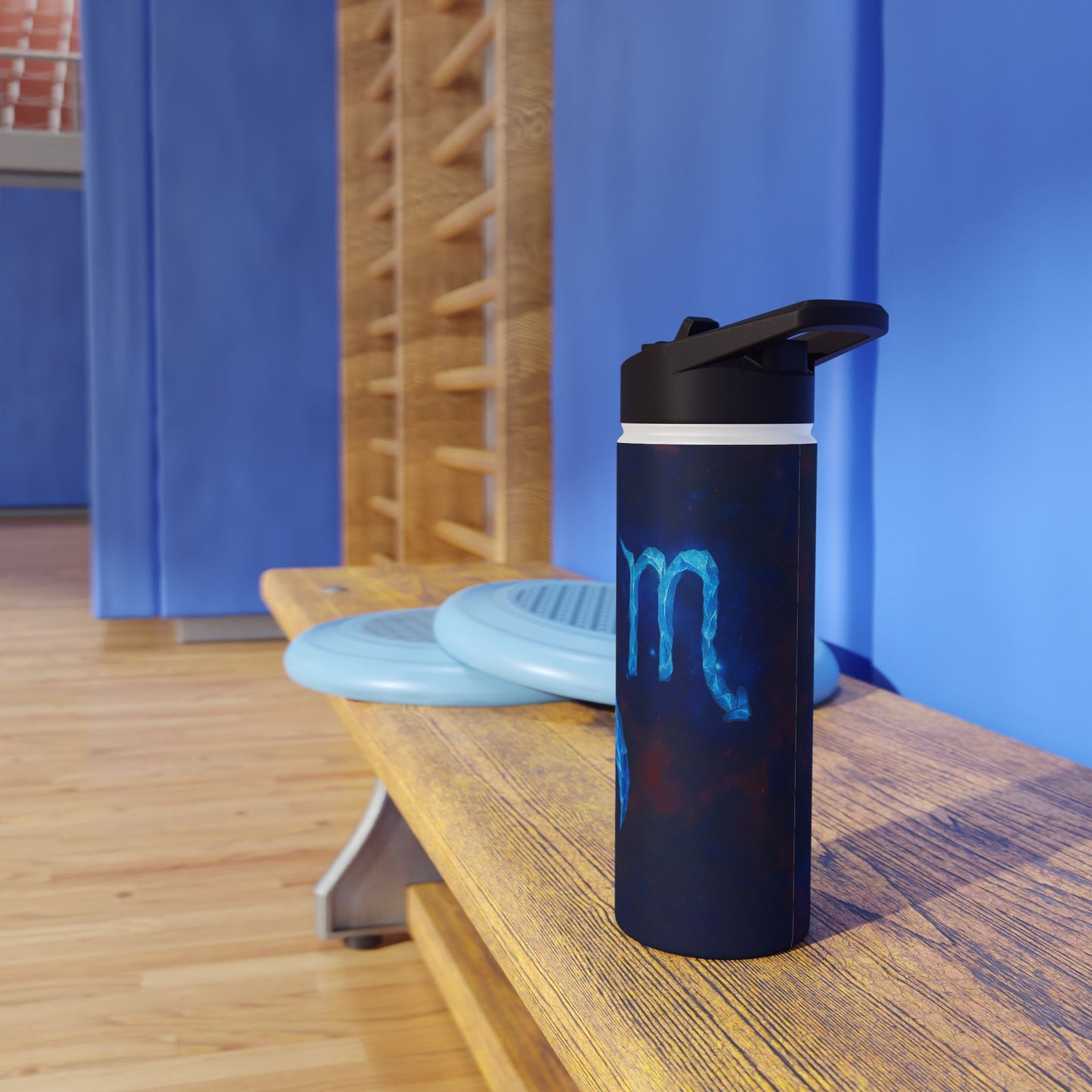 Blue Scorpion Stainless Steel Water Bottle | Unique Scorpion Design, Insulated Drinkware, Gift for Scorpio Lover, Eco-Friendly Hydration