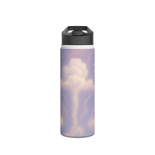 Dreamy Libra Clouds Stainless Steel Water Bottle, Eco-Friendly Travel Mug, Fitness Water Bottle, Gift for Hikers, Reusable Water Container