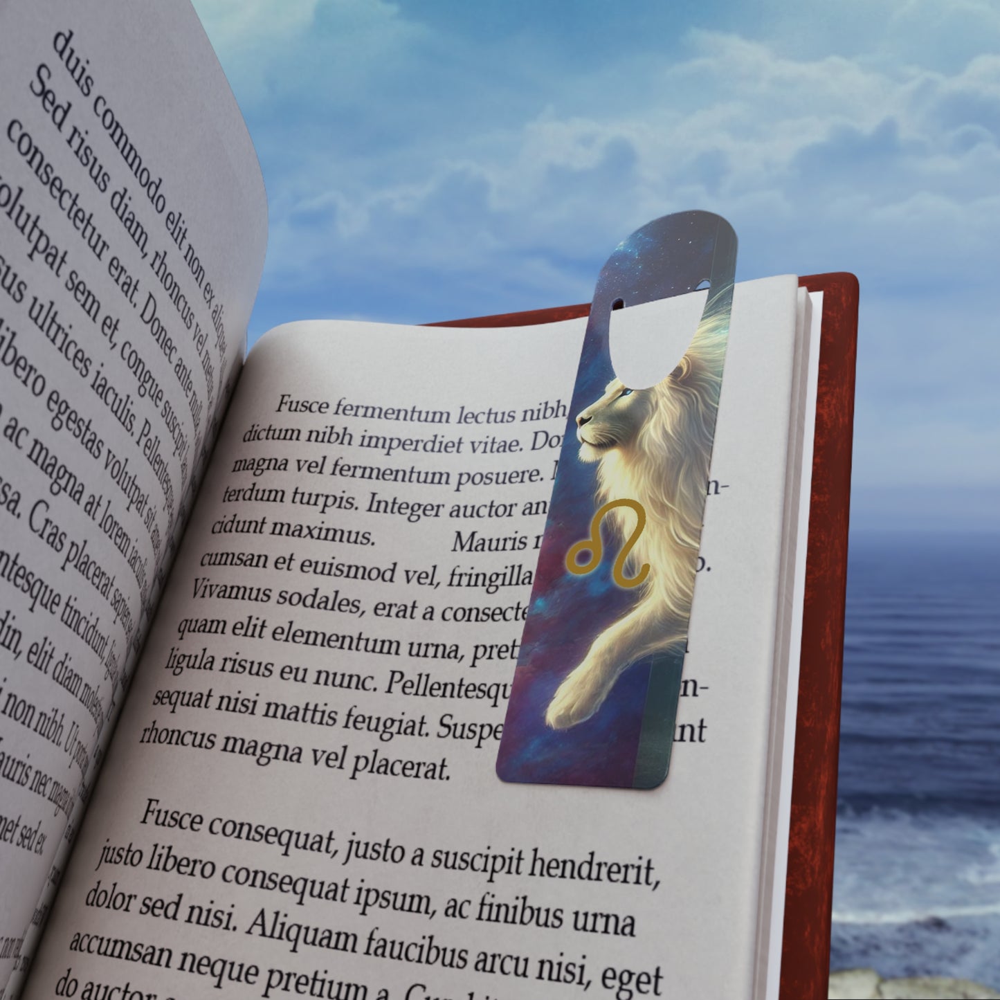 Astrology Leo Bookmark - Celestial Gift, Book Lover Accessory, Astrological Decor, Zodiac Reader Keepsake, Leo Season