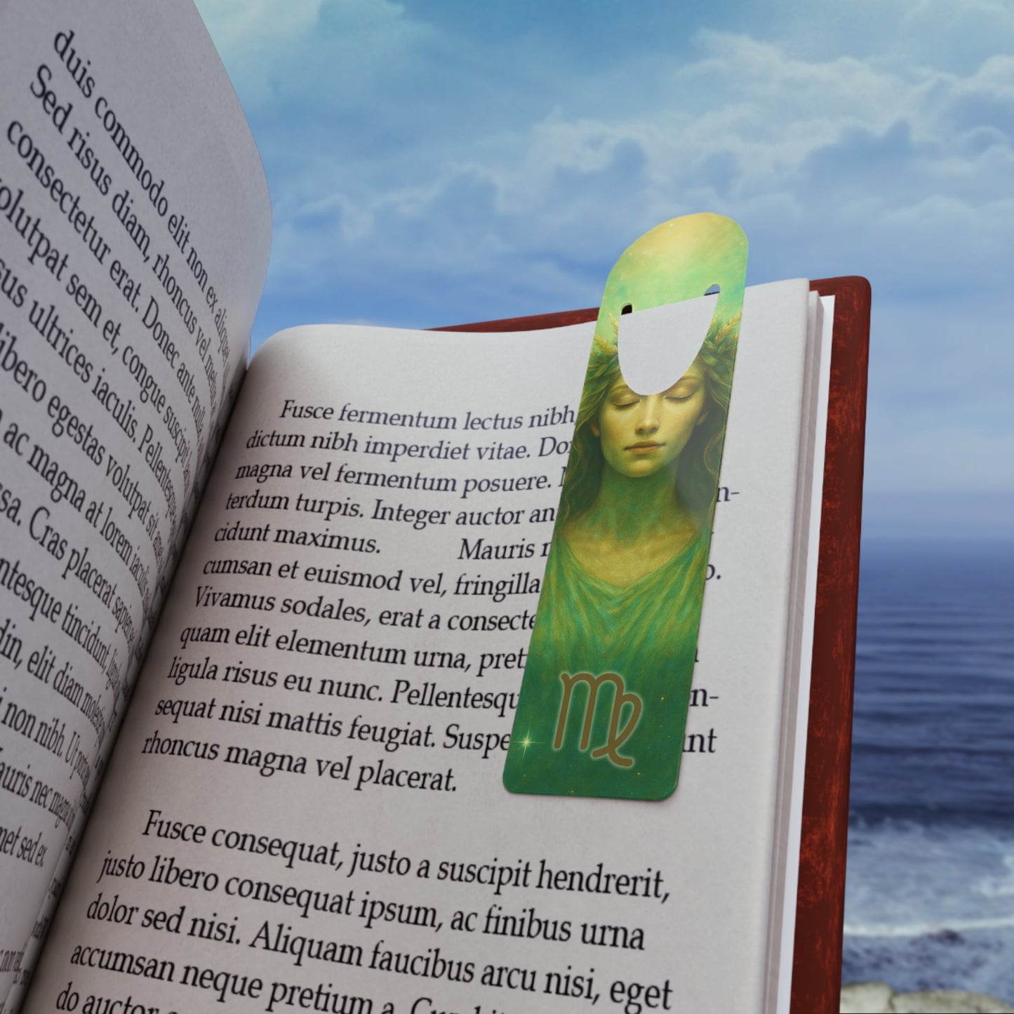 Virgo Zodiac Bookmark, Astrological Book Marker, Celestial Reading Gift for Astrology Lovers, Virgo Theme Gift, Personalized Bookmarks