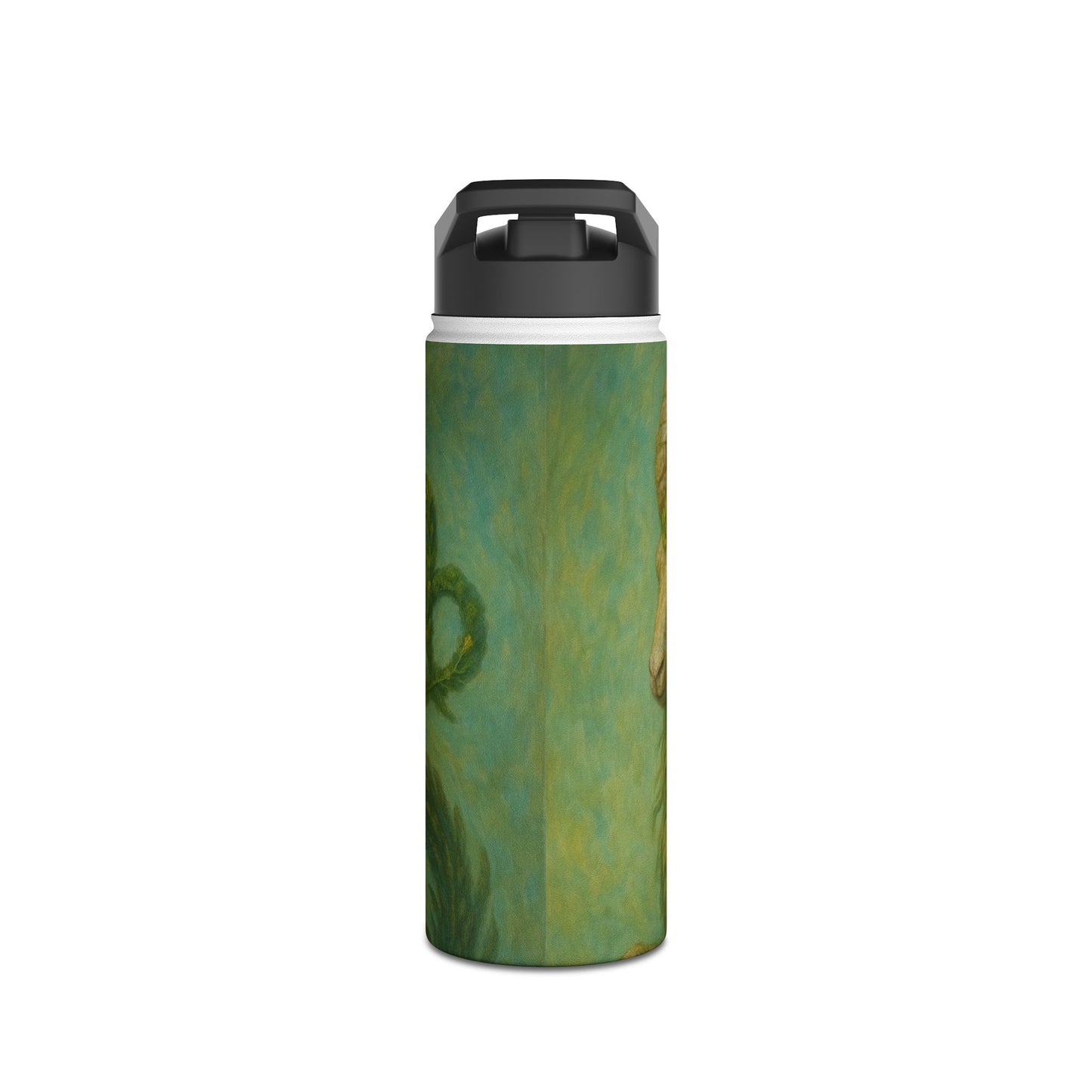 Capricorn Nature-Inspired Stainless Steel Water Bottle | Eco-Friendly, Outdoor Adventure, Gift for Nature Lovers, Hiking Gear, Hydration on-the-Go