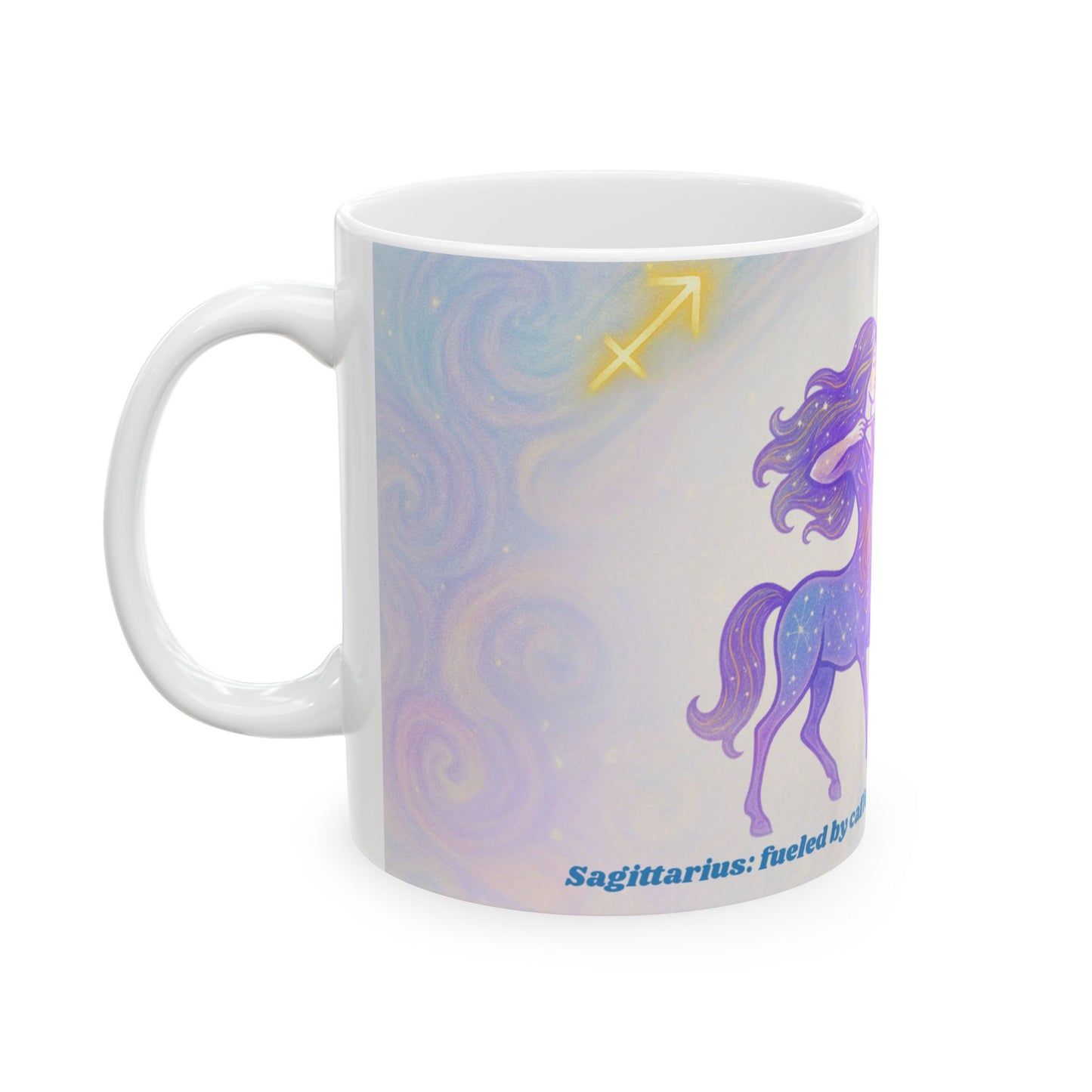 Celestial Sagittarius Mug – 11oz & 15oz – Perfect for Coffee Lovers and Dreamers