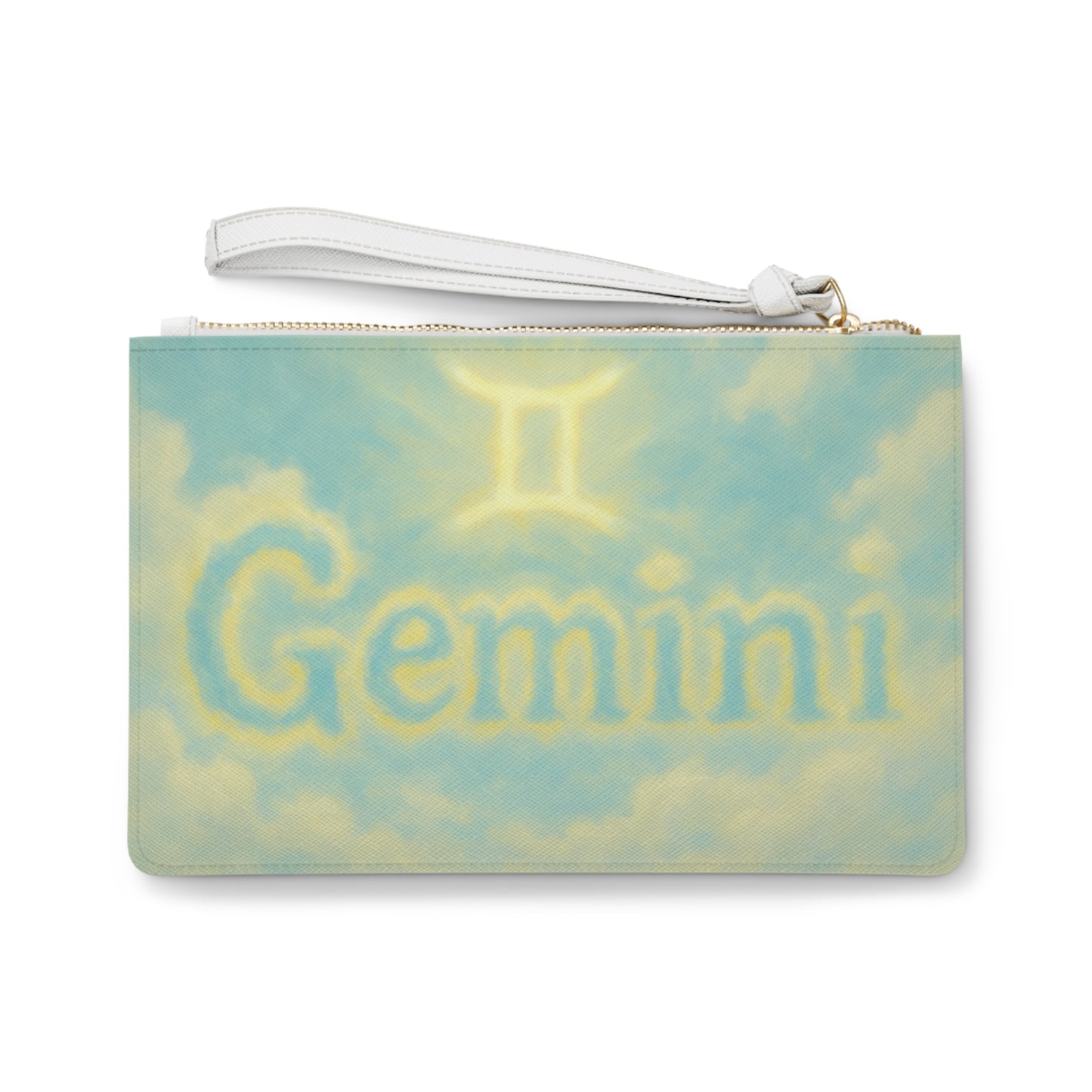 Gemini Zodiac Clutch Bag - Celestial Design for Astrological Lovers