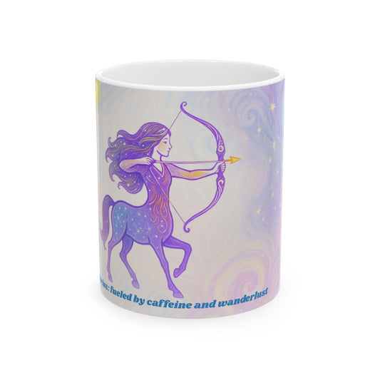 Celestial Sagittarius Mug – 11oz & 15oz – Perfect for Coffee Lovers and Dreamers