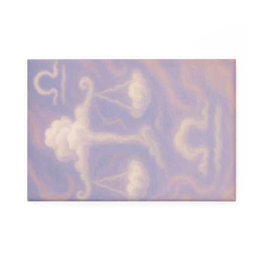 Dreamy Cloud-Themed Rectangle Magnets, Aesthetic Home Decor, Gift for Nature Lovers, Art Supplies, Refrigerator Magnets, 1 & 10 pcs