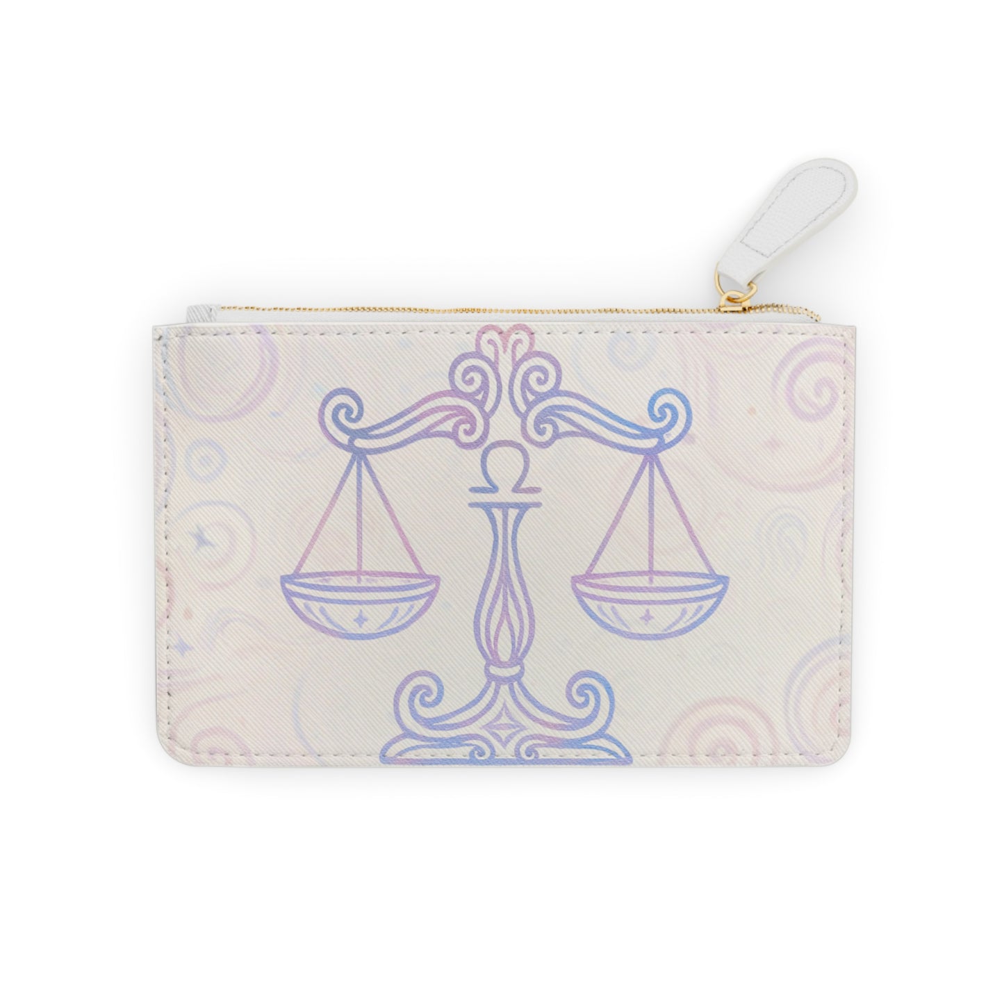 Libra Zodiac Mini Clutch Bag, Astrology Coin Purse, Gifts for Her, Zodiac Symbol Wallet, Libra Gifts, Astrology Accessories