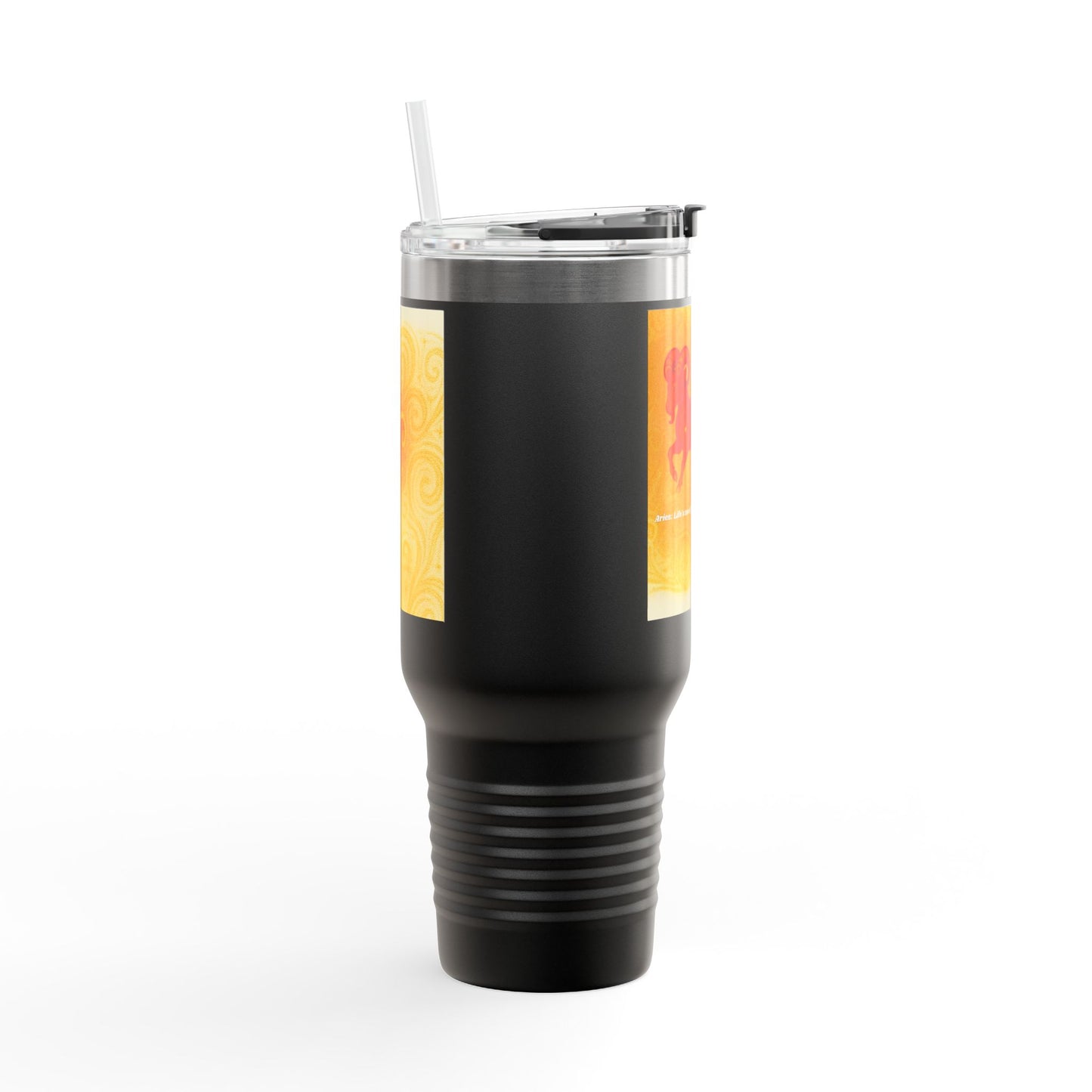 Aries Colorful Insulated Travel Mug - 40oz with Zodiac Design | Perfect for Gifts and On-the-Go