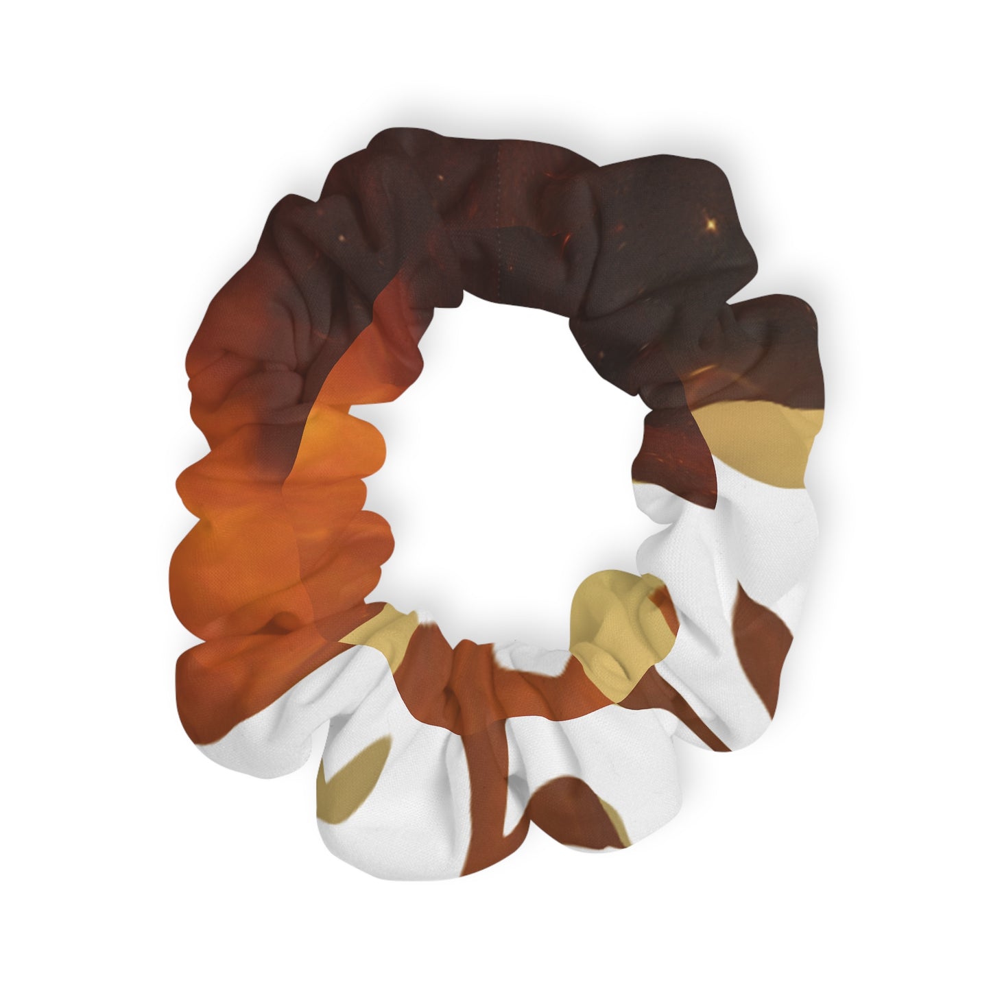 Leo Boho Chic Scrunchie - Earthy Tones for Everyday Style